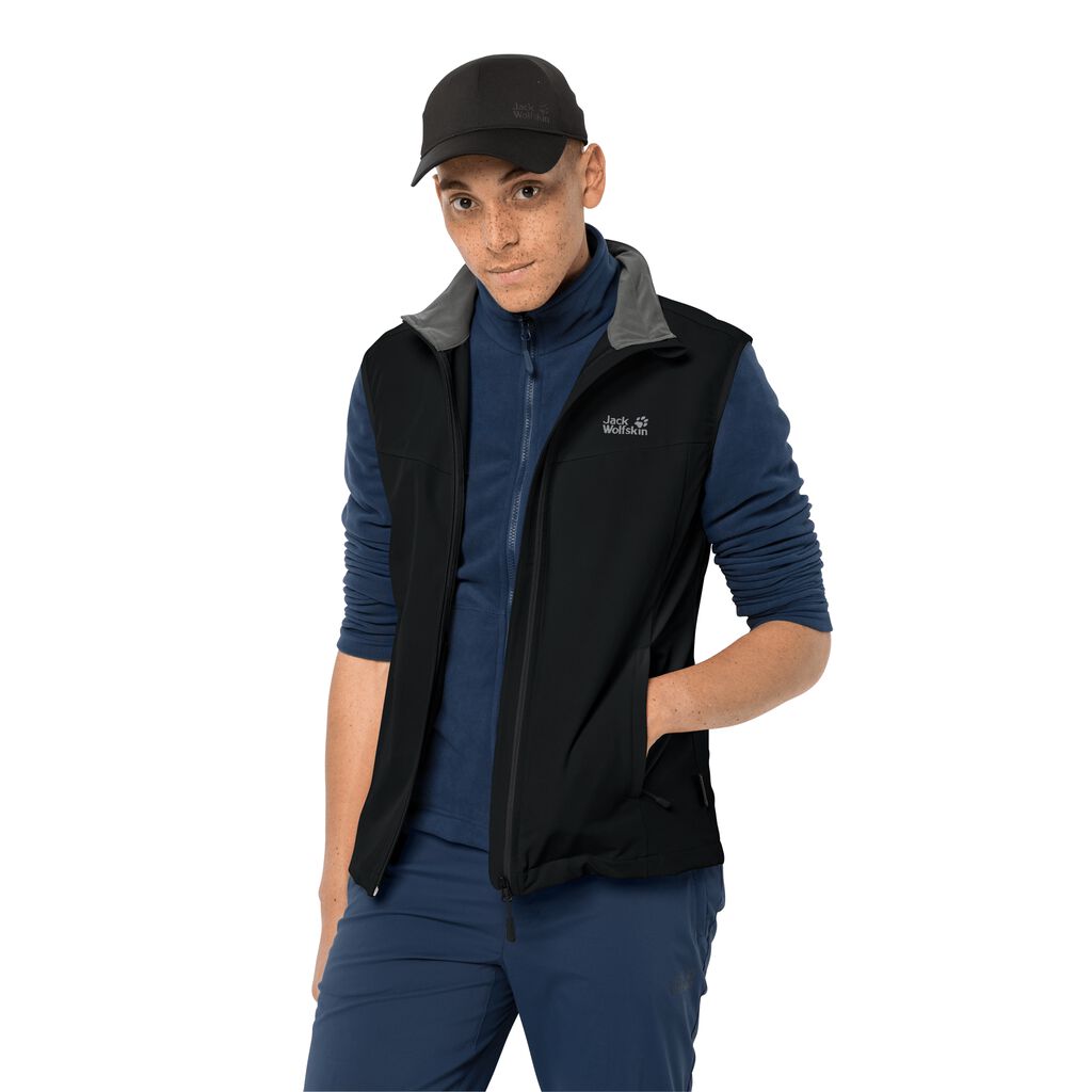 Jack Wolfskin ACTIVATE Vestes Homme Noir - OWPSNQR-17